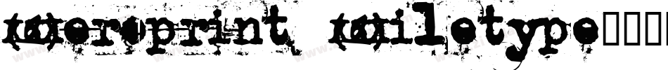 Xeroprint Filetype字体转换